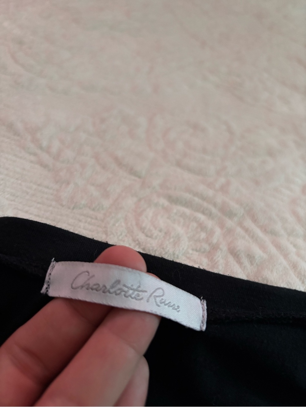 Charlotte Russe Black tube top